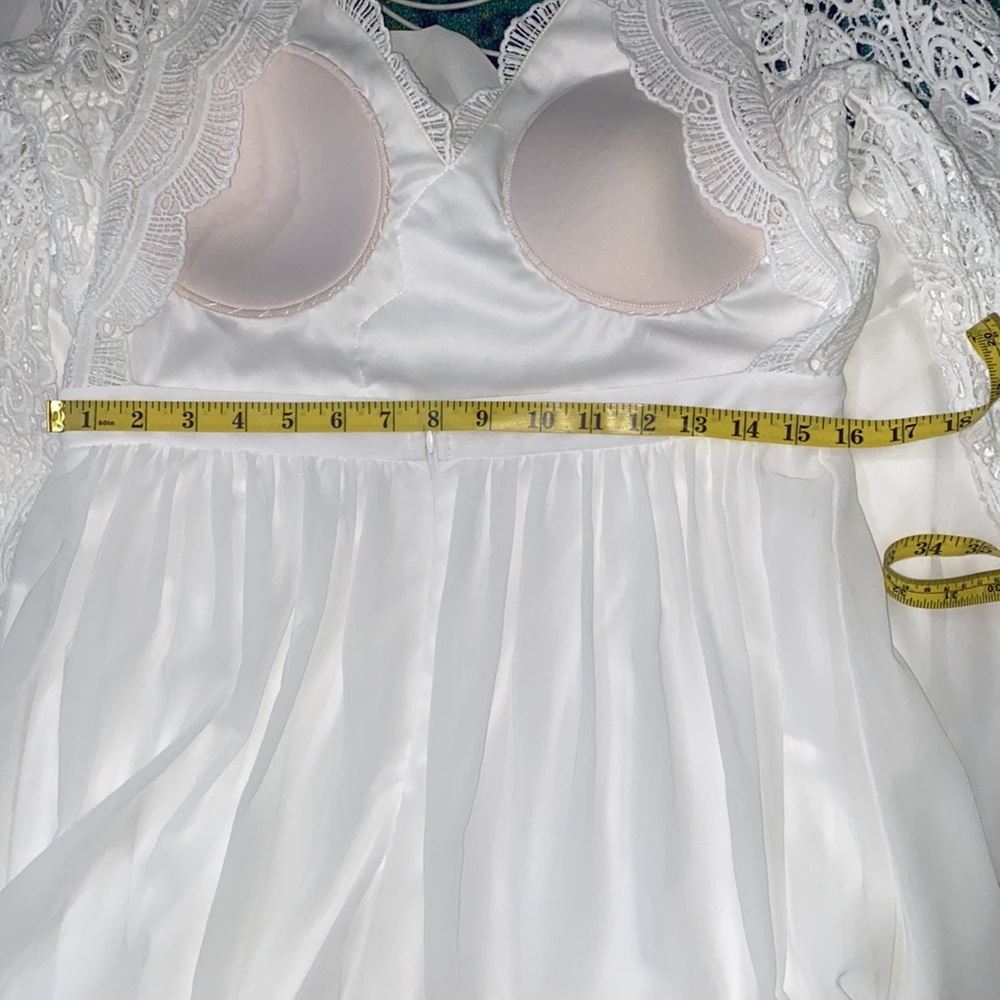 Lulus- Awaken My Love White Long Sleeve Lace Maxi Dress - Picture 11 of 11